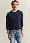 Gant Sheild Crew Neck Sweatshirt, Navy