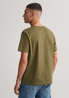 Gant Shield Crew Neck T-Shirt, Juniper Green