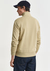 Gant Sheild Half Zip Sweatshirt, Beige