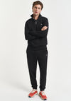 Gant Shield Half Zip Sweatshirt, Black