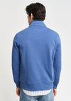 Gant Shield Half Zip Sweatshirt, Vintage Blue