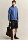 Gant Shield Half Zip Sweatshirt, Vintage Blue