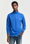 Gant Shield Half Zip Sweatshirt, Lapis Blue