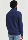 Gant Shield Half Zip Sweatshirt, Persian Blue