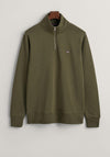 Gant Sheild Half Zip Sweatshirt, Racing Green
