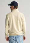Gant Shield Half Zip Sweatshirt, Silky Beige