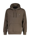 Gant Shield Hoodie, Brown Melange