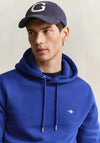 Gant Shield Hoodie, Crisp Blue