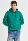 Gant Shield Hoodie, Deep Green