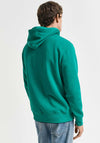Gant Shield Hoodie, Deep Green