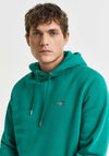 Gant Shield Hoodie, Deep Green