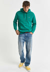 Gant Shield Hoodie, Deep Green