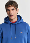 Gant Shield Hoodie, Rich Blue