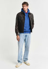 Gant Shield Hoodie, Rich Blue