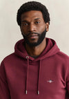 Gant Shield Hoodie, Deep Grape Wine