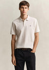 Gant Shield Pique Polo Shirt, Grey