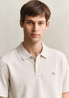 Gant Shield Pique Polo Shirt, Grey