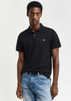 Gant Shield Pique Polo Shirt, Black
