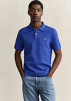 Gant Shield Pique Polo Shirt, Nautical Blue