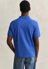 Gant Shield Pique Polo Shirt, Nautical Blue
