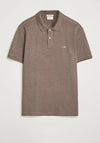 Gant Shield Pique Polo Shirt, Brown