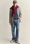 Gant Shield Pique Polo Shirt, Jeans Blue