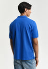 Gant Shield Pique Polo Shirt, Lapis Blue