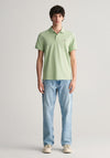 Gant Shield Pique Polo Shirt, Milky Matcha