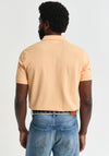 Gant Shield Pique Polo Shirt, Peachy Orange