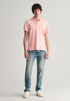 Gant Shield Pique Polo Shirt, Bubblegum Pink