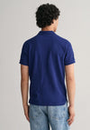 Gant Shield Pique Polo Shirt, Rich Navy