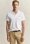 Gant Shield Pique Polo Shirt, White