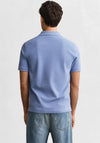 Gant Shield Pique Polo Shirt, Blue
