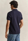 Gant Shield Pique Polo Shirt, Navy