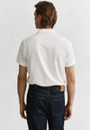 Gant Shield Pique Polo Shirt, White