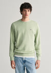 Gant Sheild Crew Neck Sweatshirt, Milky Matcha