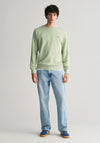 Gant Sheild Crew Neck Sweatshirt, Milky Matcha