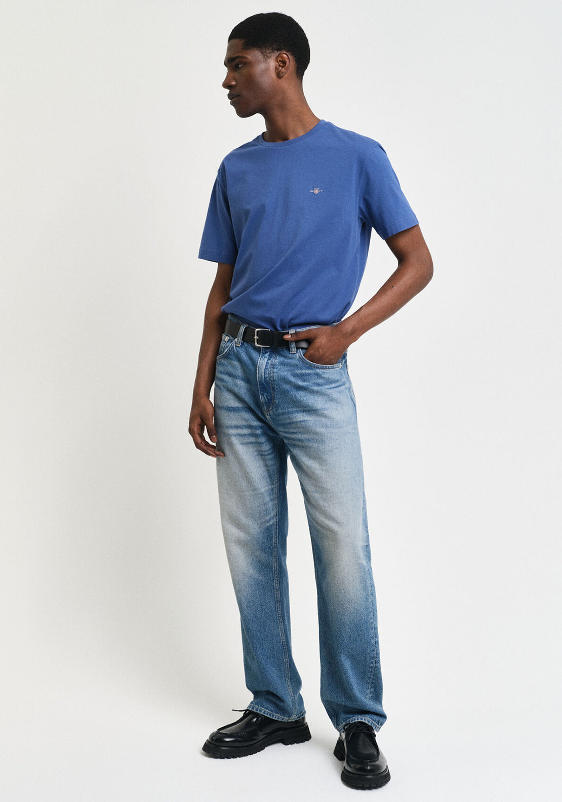 Gant Shield T-Shirt, Vintage Blue