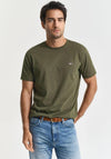 Gant Shield T-Shirt, Khaki Green