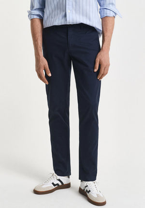 Gant Slim Fit Chinos, Navy