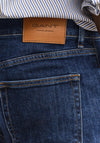 Gant Slim Fit Clean Wash Jeans, Mid Blue