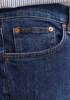 Gant Slim Fit Clean Wash Jeans, Mid Blue