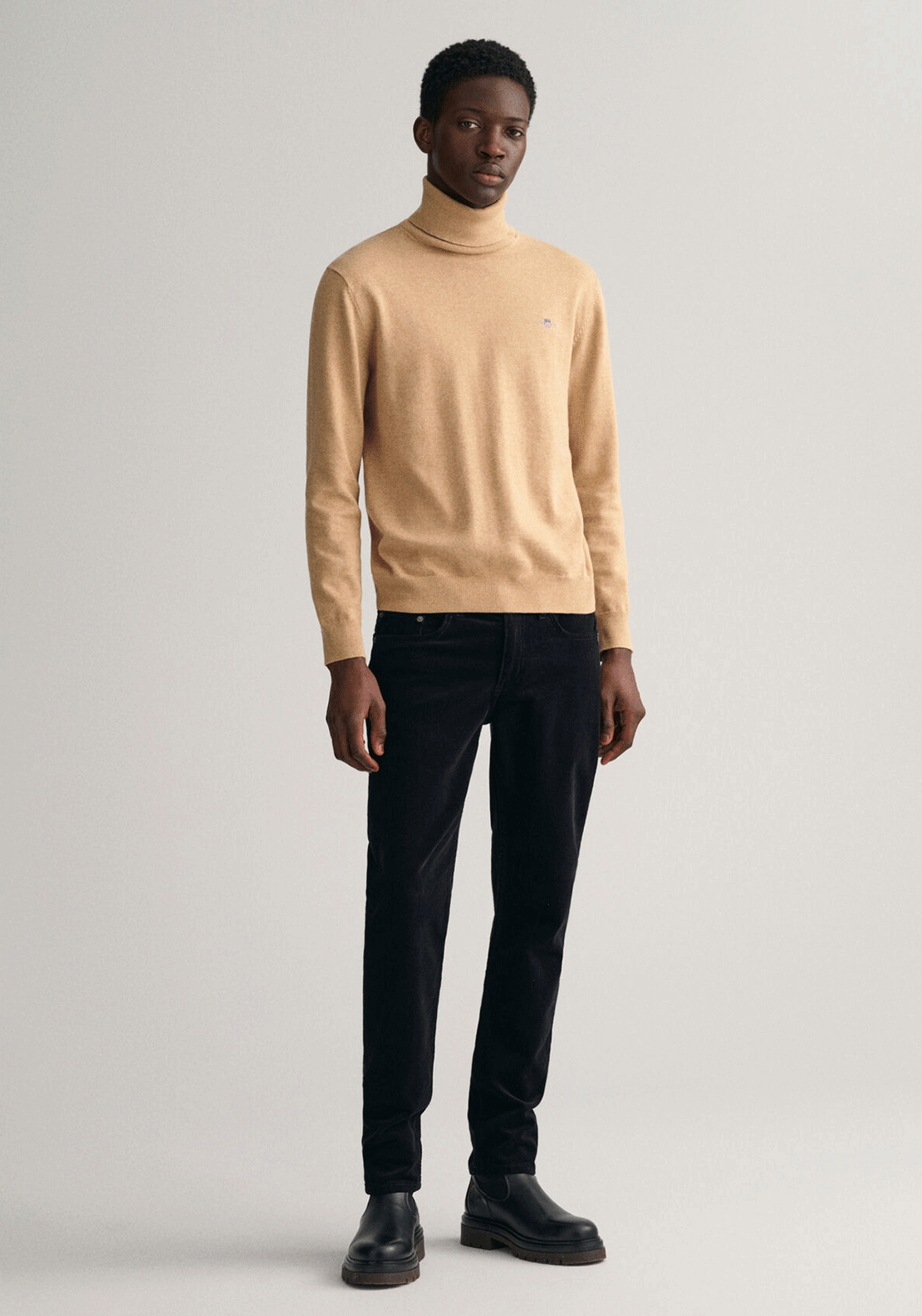 Gant Slim Fit Corduroy Trousers, Evening Blue