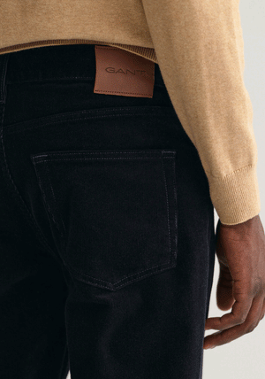 Gant Slim Fit Corduroy Trousers, Evening Blue