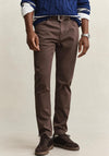 Gant Slim Fit Desert Jeans, Shadow Brown
