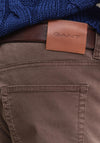 Gant Slim Fit Desert Jeans, Shadow Brown