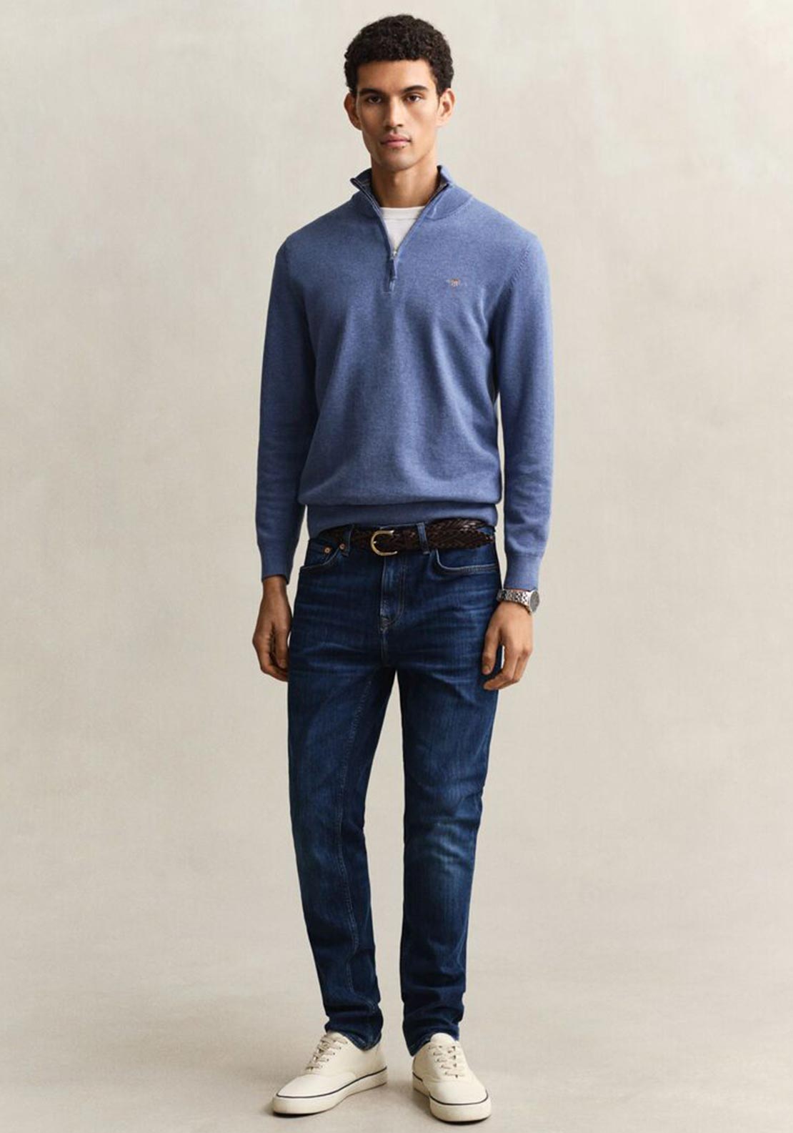 Gant Slim Fit Jeans, Mid Blue