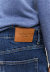 Gant Slim Fit Jeans, Mid Blue