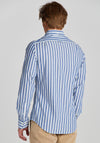 Gant Slim Poplin Stripe Shirt, College Blue