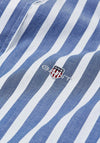 Gant Slim Poplin Stripe Shirt, College Blue